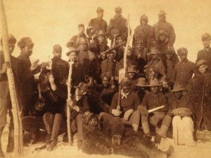 Gallery Quality,  The Famous Buffalo Soldiers of the American West Postcard.