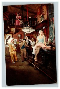 Vintage 1961 Postcard The Calico Saloon Bar Knott's Berry Farm Buena Park CA