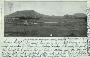 BOER WAR, Orange Free State, Kopjes near Adamshoop, Boer Children (1900)