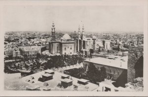 RPPC Postcard Sultan Hassan and Rifaieh Mosques Cairo Egypt