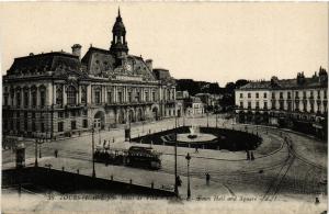 CPA TOURS - 'Hotel de Ville-La Place - Town Hall and Square (298508)