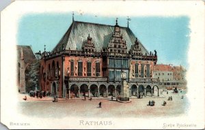 Germany Bremen Rathaus City Hall Advertising Card