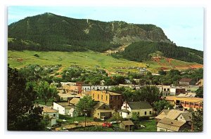 Sundance Wyoming Town Aerial View Postcard