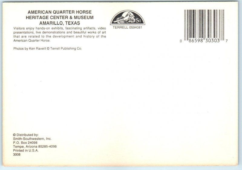 Postcard - American Quarter Horse Heritage Center & Museum - Amarillo, Texas 