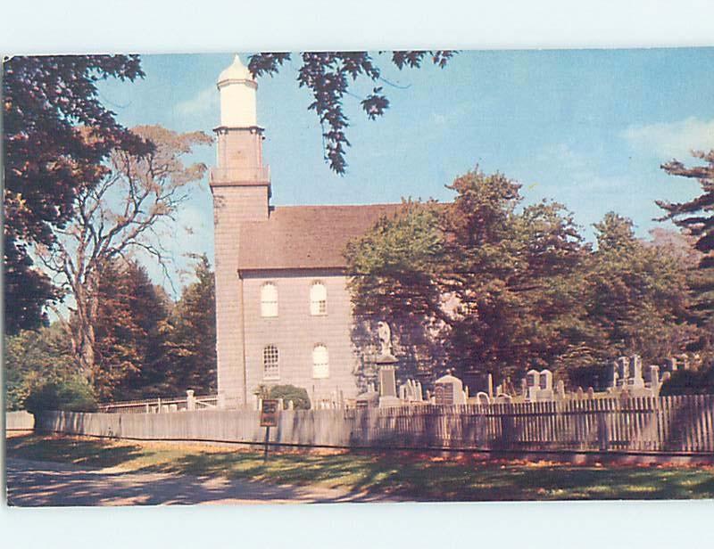 Pre-1980 CHURCH SCENE Long Island - Setauket New York NY G4071