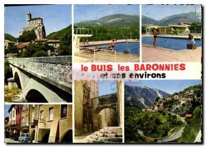 Modern Postcard The Boxwood Baronnies drome and around the pool Pierrelongue ...