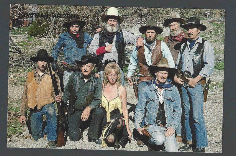 PPC* Actors Portraying Shootouts In Oatman AZ  Mint 4 X 6