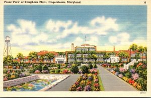 Maryland Hagerstown Front VIew Of Pangborn Plant