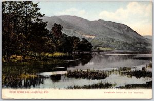 Rydal Water And Loughrigg Fell Lake And Mountain England Postcard