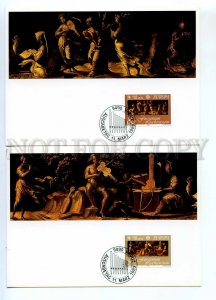 440840 Liechtenstein 1985 year set First Day maximum cards European Music Year