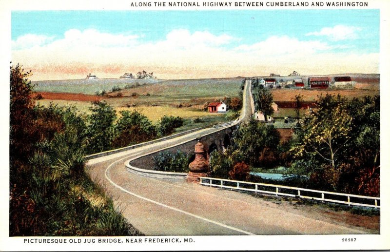 Maryland Old Jug Bridge Near Frederick Curteich