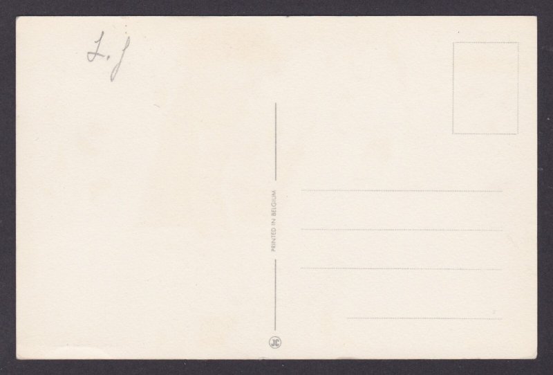 Vintage postcard, Belgium, Merry Christmas