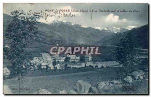 Postcard Old Bridge tank View south Generale and Vallee Du Drac