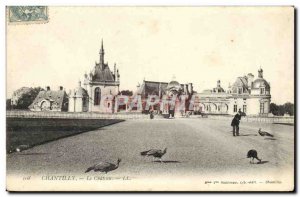 Old Postcard Chantilly Chateau