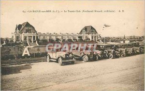 Old Postcard La Baule Sea (L I) Club Tennis (Ferdinand Menard Architect) Auto...