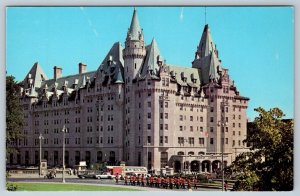 Changing The Guard Parade, Chateau Laurier, Ottawa, Ontario, Vintage Postcard #3