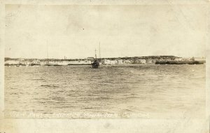 curacao, D.W.I., WILLEMSTAD, View Harbor Entrance (1910s) RPPC Postcard