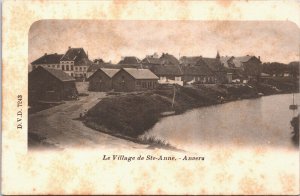 Belgium Anvers Le Village de Ste Anne Antwerp Vintage Postcard 04.35