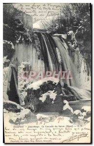 Old Postcard Dauphine Sassenage the Cascade Winter Furon