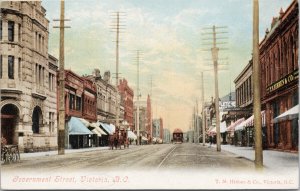 Victoria BC Government Street Hibben & Co Building Unused Hibben Postcard E93