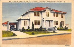 The Albert P O'Donnell Funeral Home Dunmore, Pennsylvania, USA Unused 