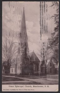 New Hampshire MANCHESTER Grace Episcopal Church pm1908 ~ Und/B