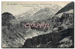 Old Postcard Dauphine From The Grave In Lautaret Villard d & # 39Arene and Co...