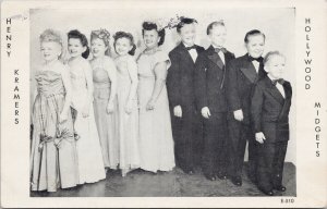 Henry Kramers Hollywood Midgets Little People Advertising Litho Postcard G67