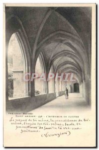 Old Postcard Saint Maximin L'Interieur du Cloitre