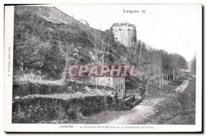 Postcard Old Pigeon Dove Langres fountain Saint Nicolas and military dovecote...