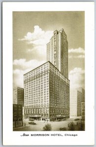 Vtg Chicago Illinois IL Morrison Hotel Clark & Madison Street 1960s Postcard