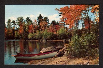 PQ View of Boat in BELOEIL QUEBEC CANADA Postcard PC Carte Postale QC