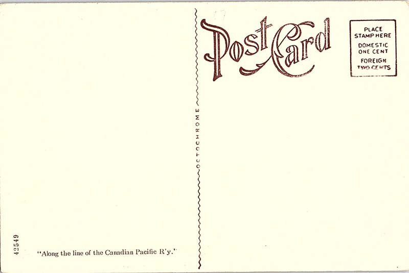 Postcard HOTEL SCENE Banff Alberta AB AI9210