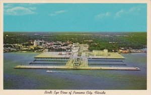 Florida Panama City Birds Eye View Showing New Marina and Auditorium