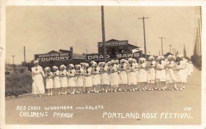 Red Cross Children's Parade Portland, Oregon, USA Rose Festival 1917 