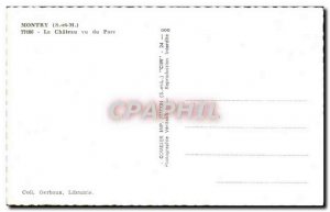 Postcard Modern Montry Vu Le Chateau Du Parc