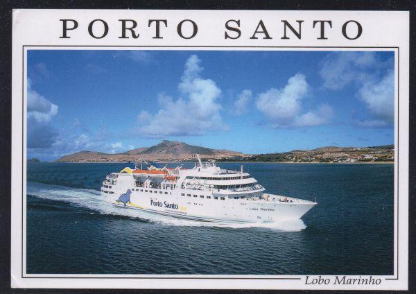 Ship Lobo Marinho Porto Santo Lines colour PC  unused