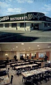 Miami Beach Florida USA Wolfies Restaurant 1960 postal used 1960