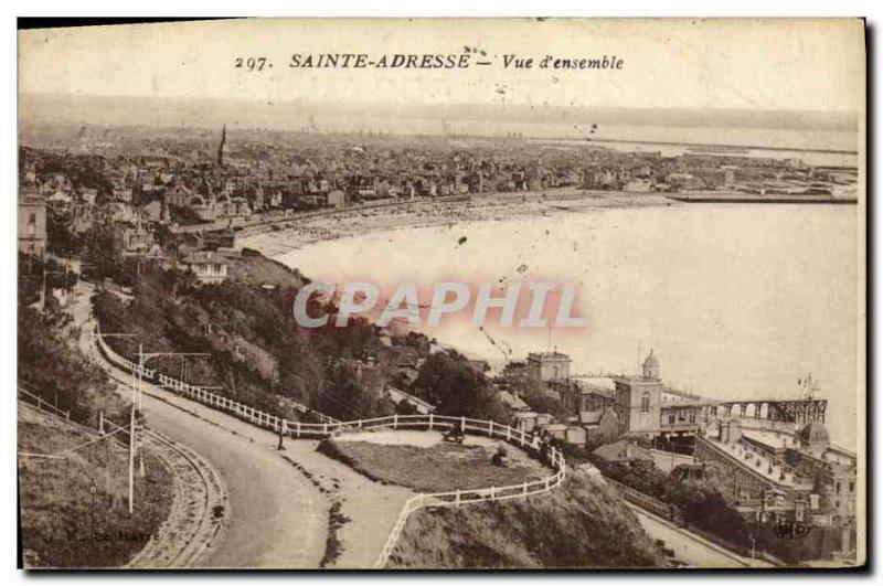 Old Postcard Sainte Adresse Overview