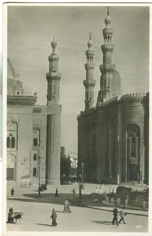 Egypt, Cairo, Kairo, Sultan Hassan Mosque, unused Real Photo