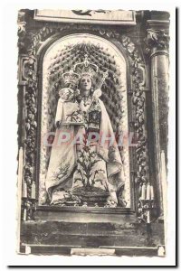 Postcard Old Shrine of Our Lady of Laghet Statue venerated since 1652 and cro...