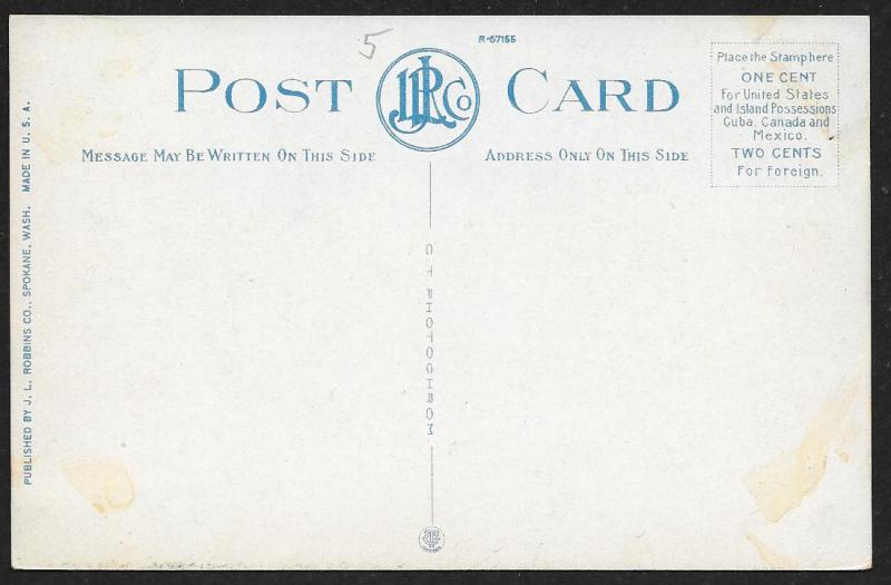 Pend O'Reille River & Bridge Washington Unused c1910s