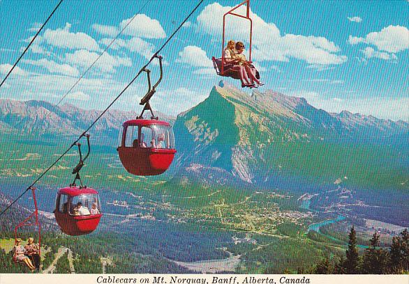 Canada Cablecars on Mt Norquay Banff Alberta