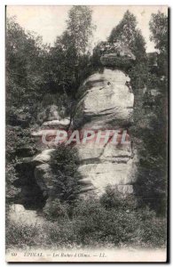 Old Postcard Epinal Les Roches d & # 39olima