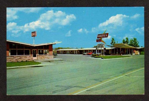 ID Sunset Motel & Cafe MONTPELIER IDAHO Postcard PC