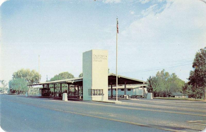 Blythe California Agricultural Inspection Station Vintage Postcard K35684