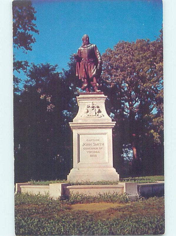 Pre-1980 MONUMENT SCENE Jamestown - Near Hampton & Newport News VA AE7452@