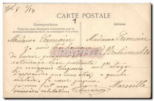 Old Postcard Fantaisie The literary map