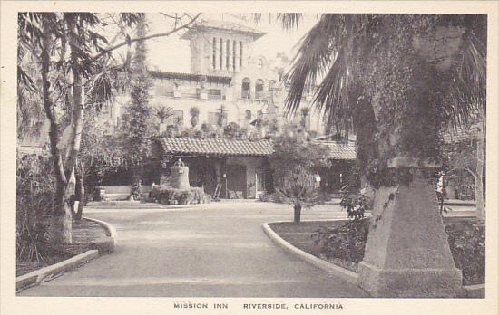 The Entrance Mission Inn Riverside California Albertype