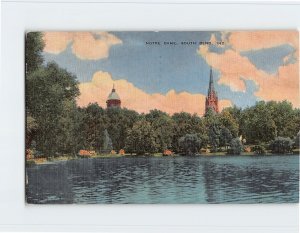 Postcard Notre Dame, South Bend, Indiana
